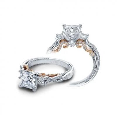 Verragio Three Stone Twist Engagement Ring